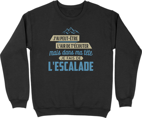 Pull homme dans ma tête escalade