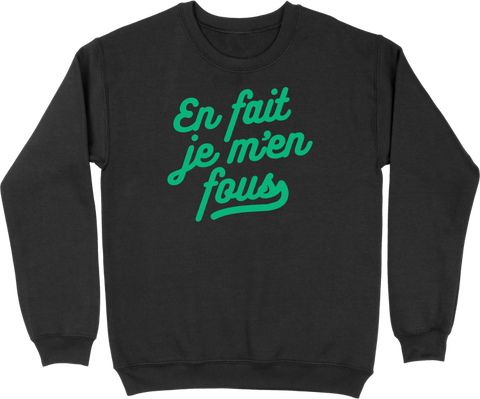 Pull homme en fait je m'en fous