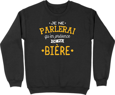 Pull homme en présence de ma bière