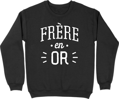 Pull homme frère en or