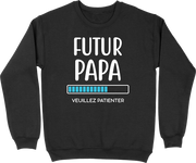 Pull homme futur papa veuillez patienter
