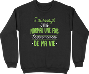 Pull homme j'ai essayé d'être normal