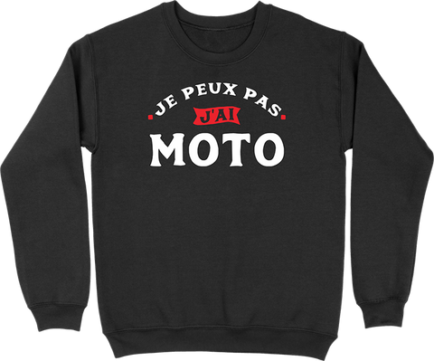 Pull homme j'peux pas j'ai moto