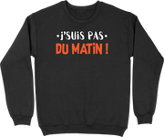 Pull homme j'suis pas du matin