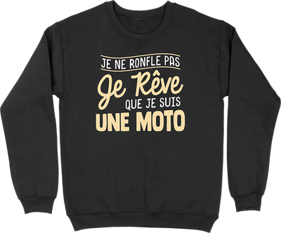 Pull homme je rêve de moto