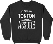 Pull homme je suis un tonton qui assure
