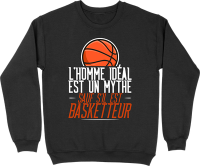 Pull homme l'homme idéal est basketteur