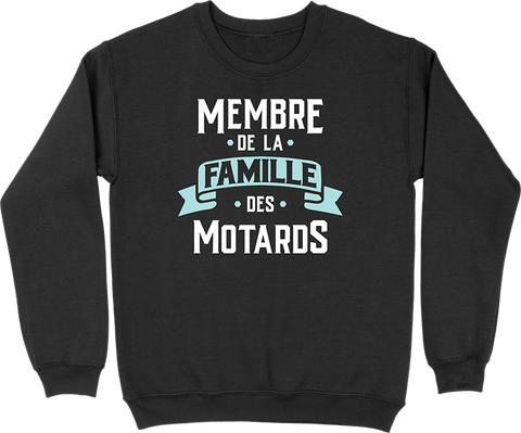 Pull homme la famille des motards