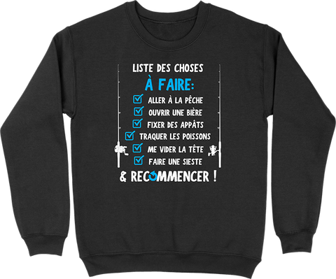 Pull homme la liste du pêcheur