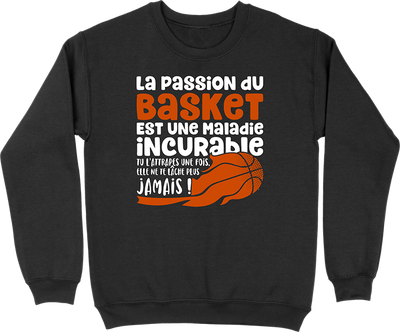 Pull homme la passion du basket