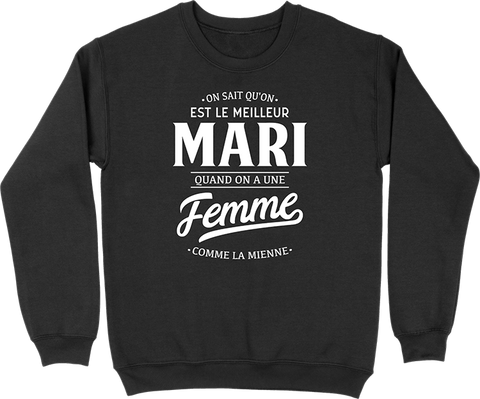 Pull homme le meilleur mari