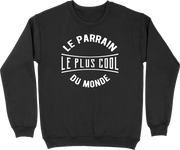 Pull homme le parrain le plus cool du monde