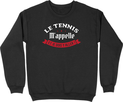 Pull homme le tennis m'appelle