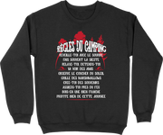 Pull homme les règles du camping