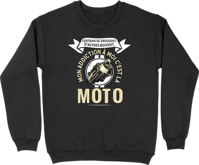 Pull homme mon addiction la moto