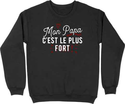 Pull homme mon papa le plus fort