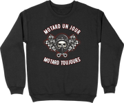 Pull homme motard un jour