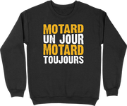Pull homme motard un jour motard toujours