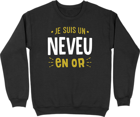 Pull homme neveu en or 2