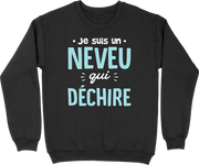 Pull homme neveu qui déchire