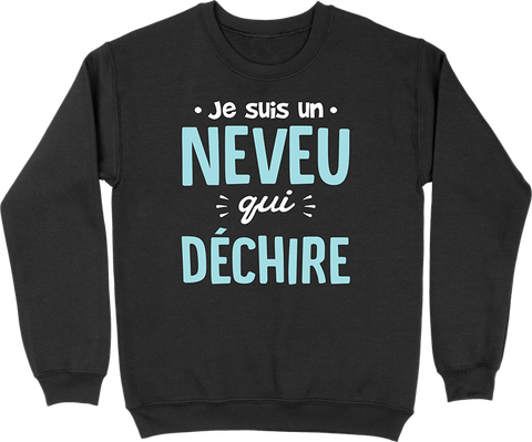 Pull homme neveu qui déchire