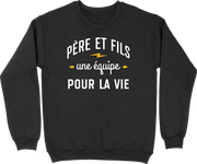 Pull homme père et fils