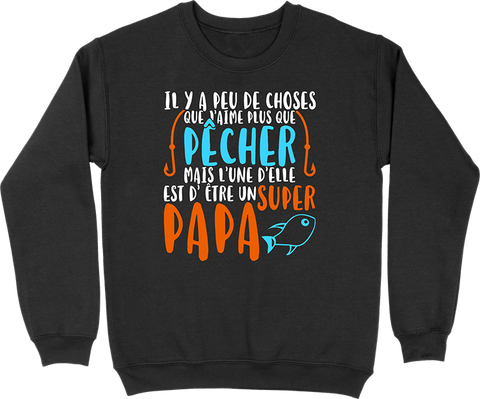 Pull homme pêcheur et super papa