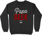 Pull homme papa geek