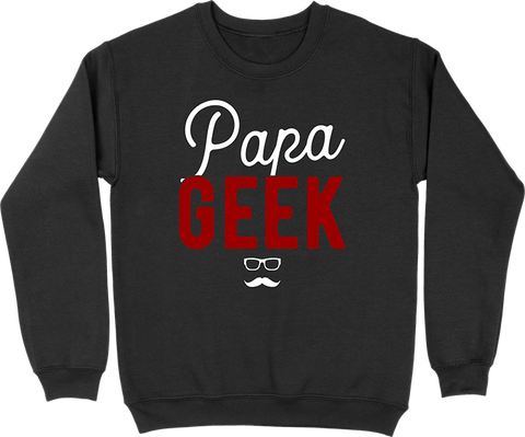 Pull homme papa geek