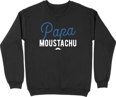 Pull homme papa moustachu