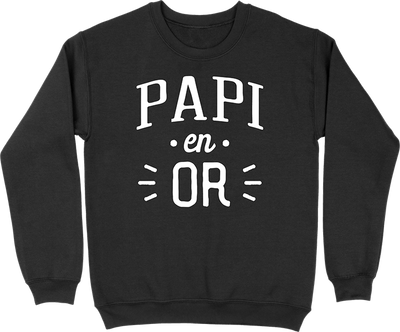 Pull homme papi en or