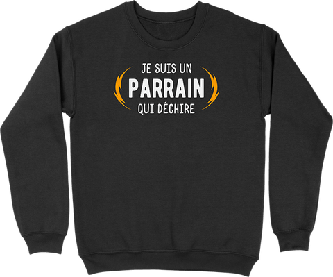 Pull homme parrain qui déchire