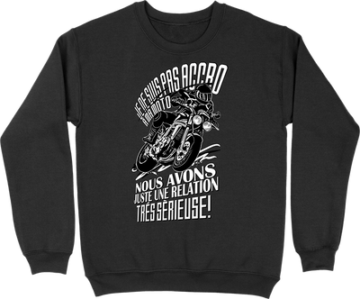 Pull homme pas accro à ma moto