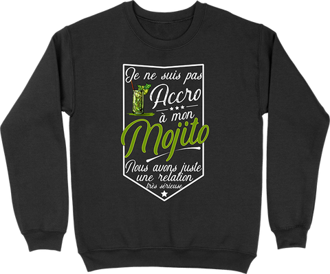 Pull homme pas accro mojito