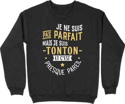 Pull homme pas parfait mais tonton