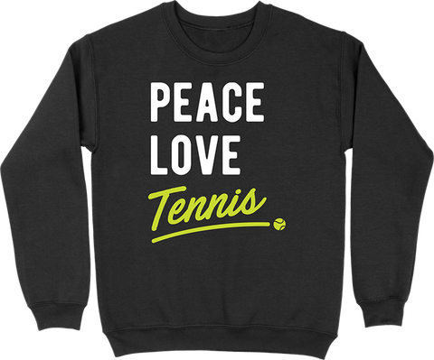 Pull homme peace, love, tennis