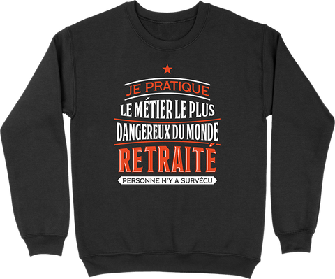 Pull homme retraité personne n'y a survécu