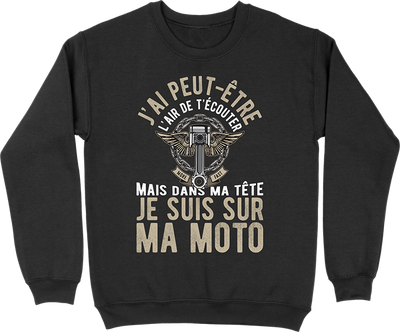 Pull homme sur ma moto