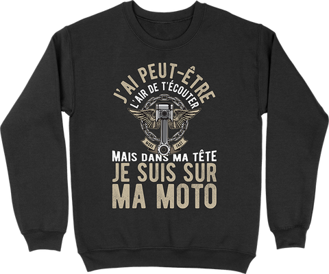 Pull homme sur ma moto