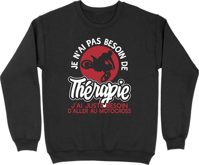Pull homme thérapie motocross