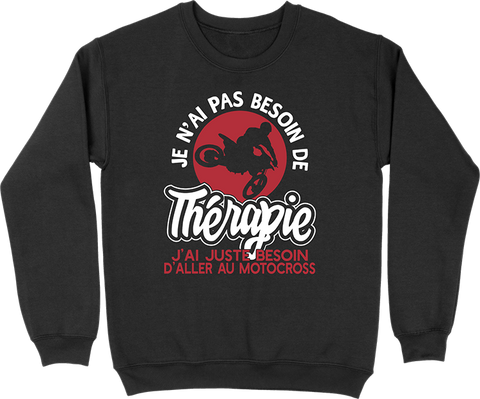 Pull homme thérapie motocross