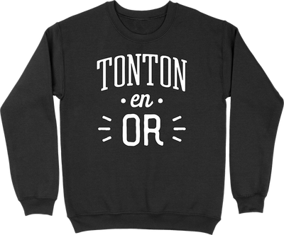 Pull homme tonton en or