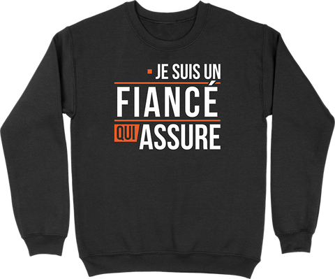 Pull homme un fiancé qui assure