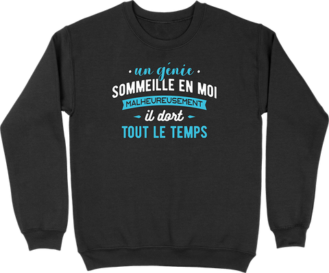 Pull homme un genie sommeille en moi