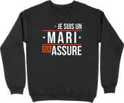 Pull homme un mari qui assure