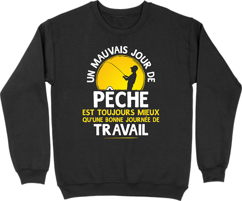 Pull homme un mauvais jour de pêche