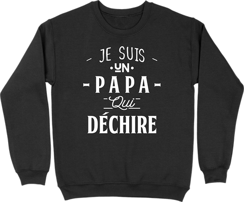 Pull homme un papa qui déchire 3