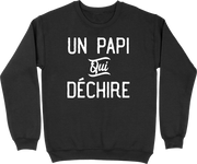 Pull homme un papi qui déchire