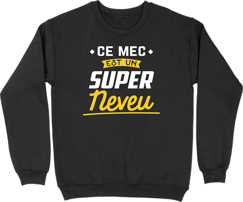 Pull homme un super neveu