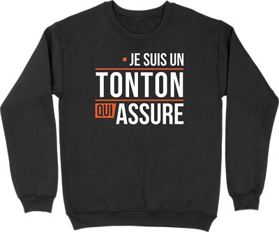 Pull homme un tonton qui assure
